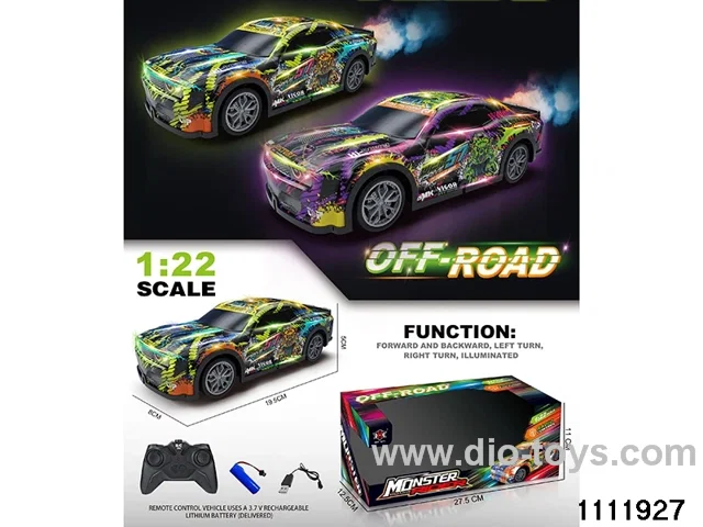 RC car with light(electricity package)