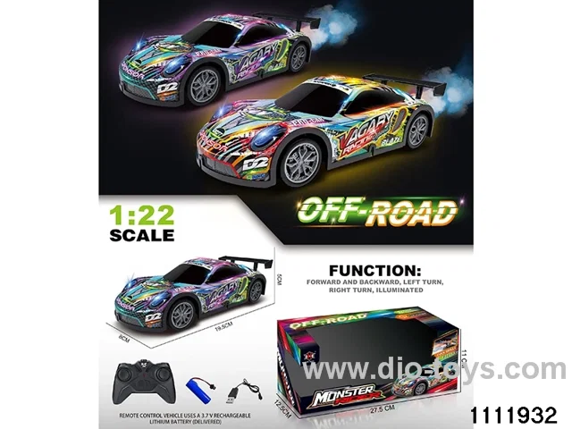 RC car with light(electricity package)