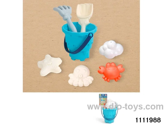 7pcs beach buckets