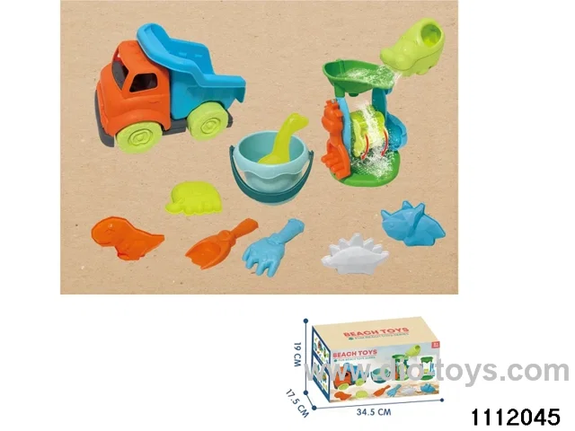 17pcs beach car