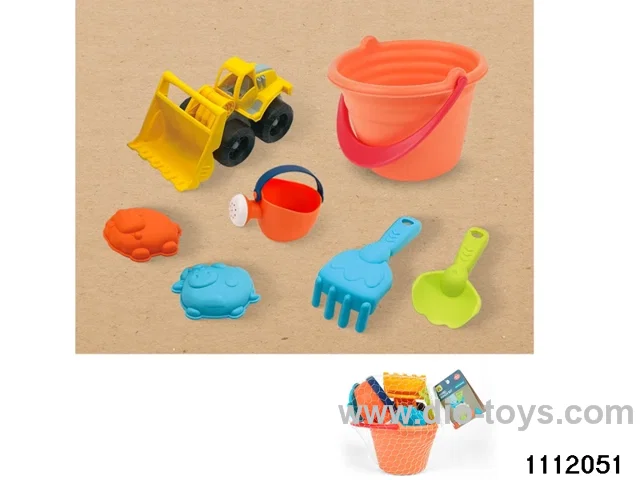 7pcs beach buckets