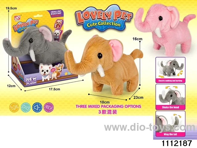 Plush Electric Elephant