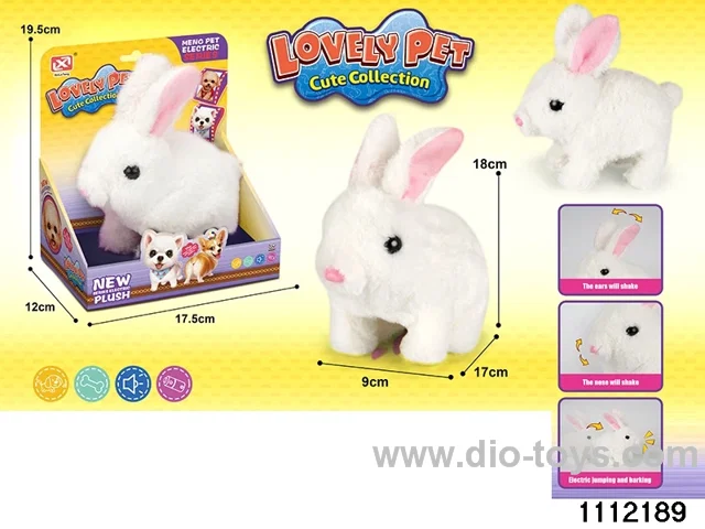 Plush electric rabbit