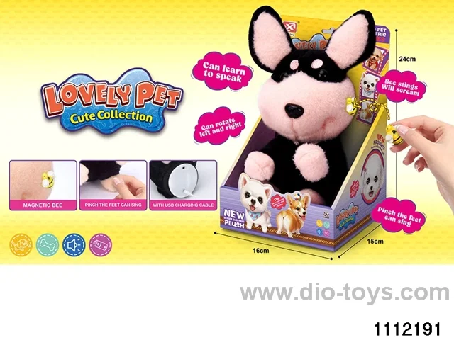Plush Electric Bee Dog