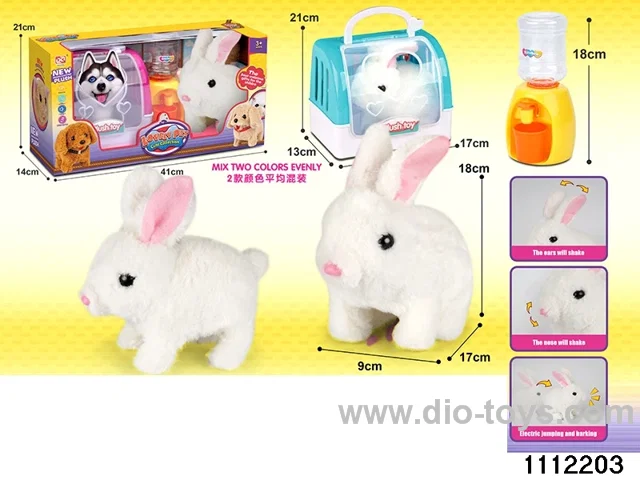 Plush electric rabbit