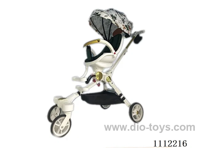 Children's trolley white Black green