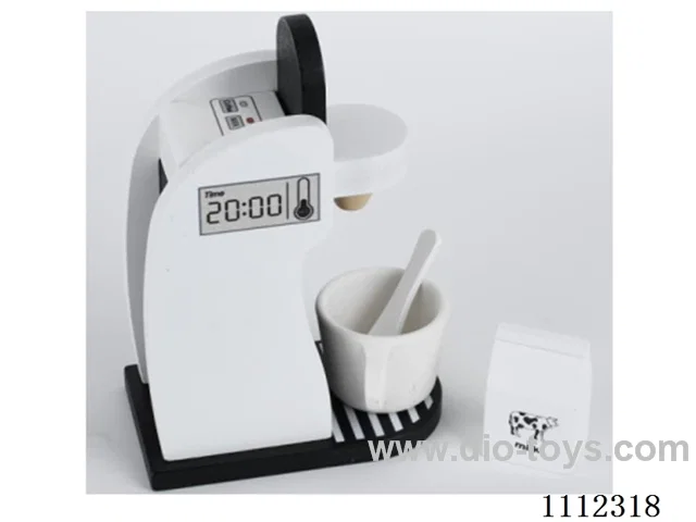 Black and white coffee maker