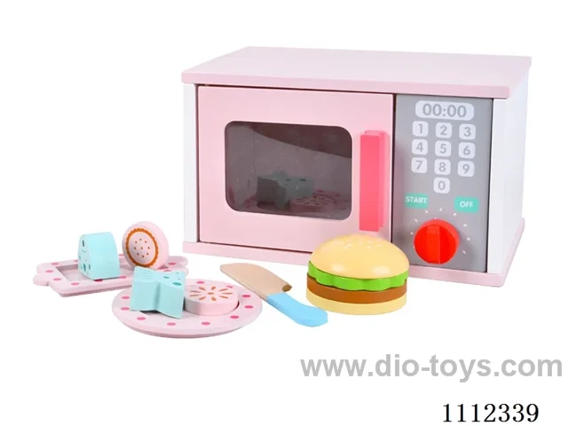 Pink microwave oven