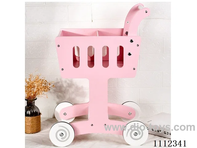 Pink supermarket car