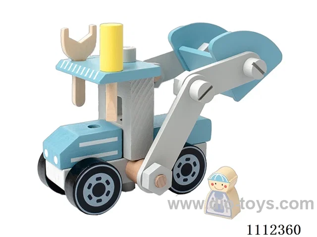 Blue service car