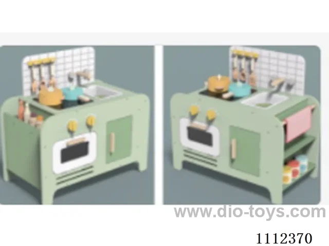 Green little fresh kitchen
