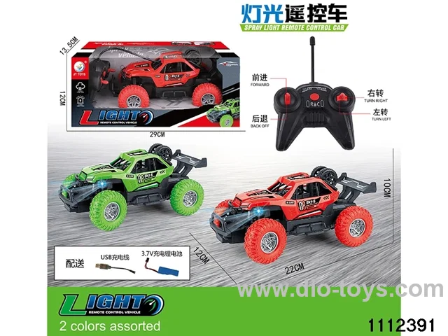1:18 4ch RC car with light(electricity package)