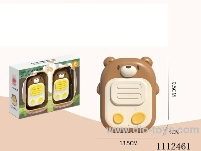 Cute bear to count machine two load. Distance 500 meters