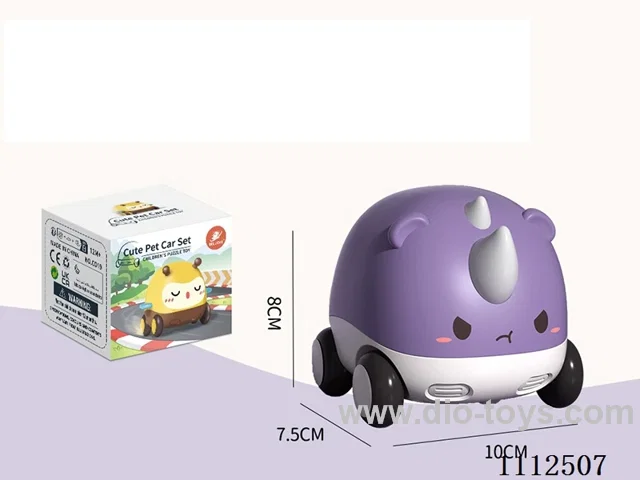Inertial power car Rhino teether
