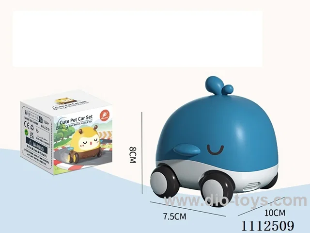 Inertial power car whale tape teether
