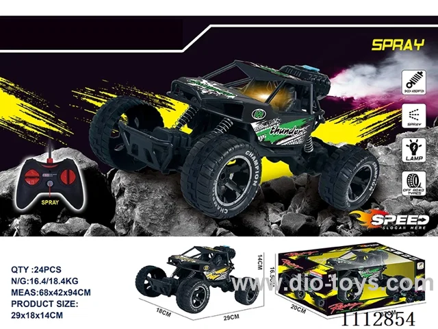 rc car with spray