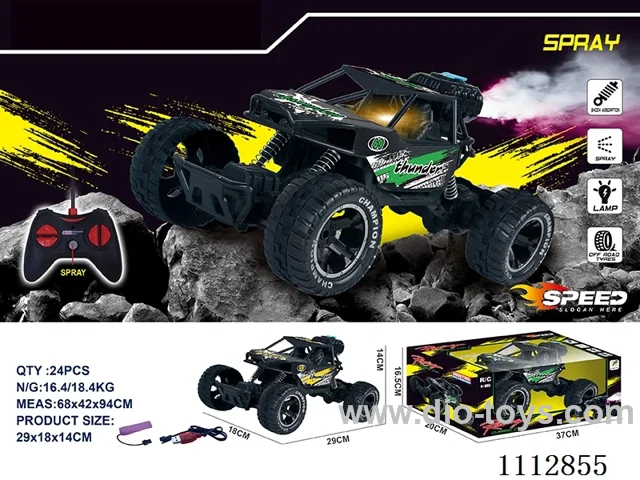 rc car with spray