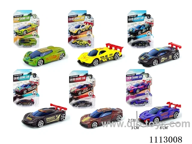 1:64 sliding alloy car（color-changing）
