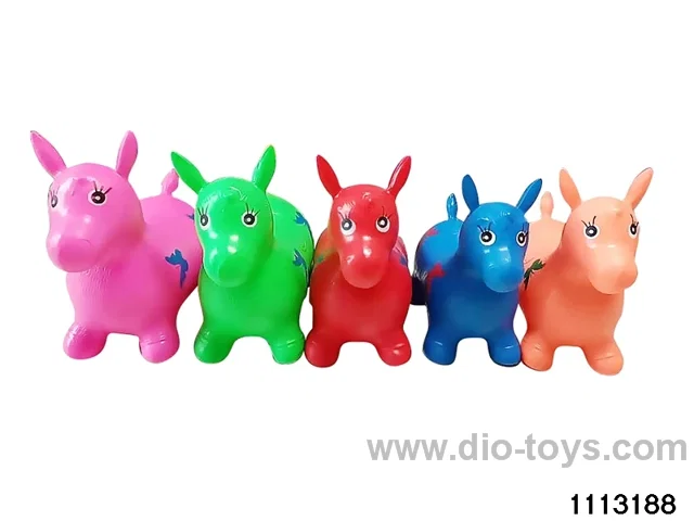 inflatable donkey with sparkling music