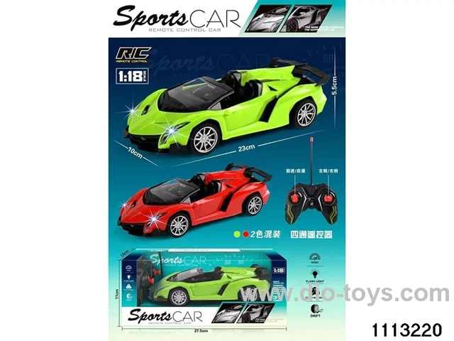 1：18 4ch RC car with light
