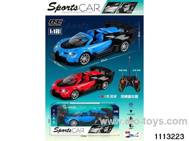 1：18 4ch RC car with light