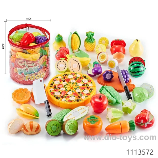 Cutting Pretend Play Food Sets in Hand Bag