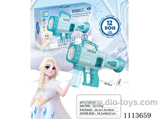 12 hole automatic magic bubble gun not included battery