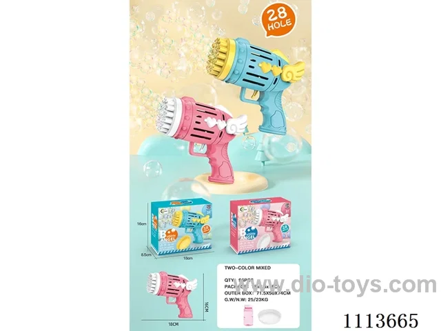 28 hole angel bubble gun