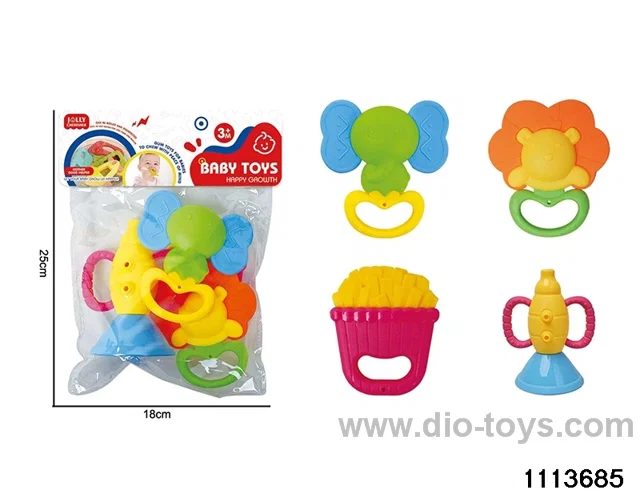 4pcs Teether Playset