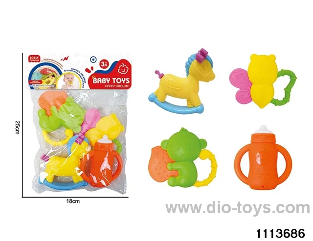 4pcs Teether Playset