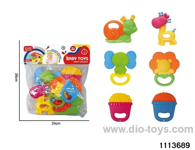 6pcs Teether Playset