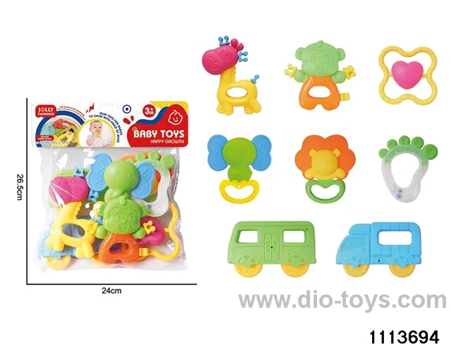 8pcs Teether Playset