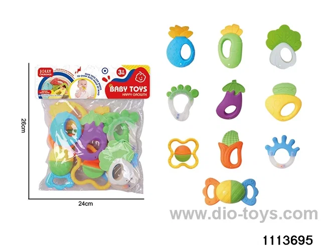 10pcs Teether Playset