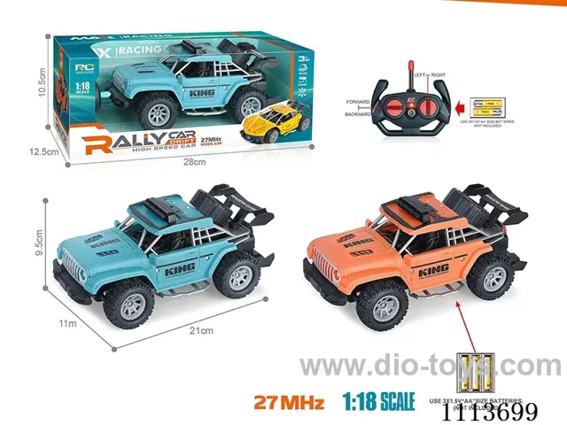 27MHz 1:18 4ch rc car not included battery