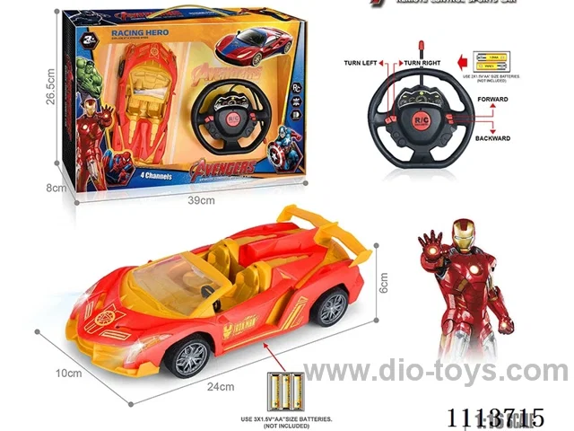 27MHz 1:16 4ch rc car  with light not included battery