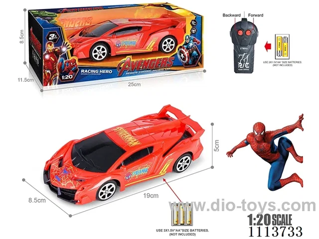 27MHz 1:20 2ch rc car not included battery