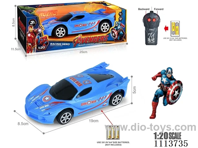 27MHz 1:20 2ch rc car not included battery