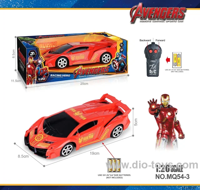 27MHz 1:20 2ch rc car not included battery
