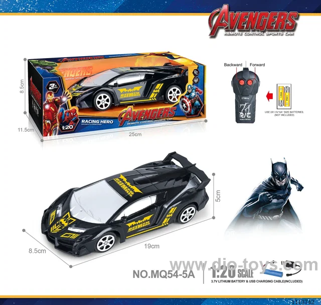 27MHz 1:20 2ch rc car included battery