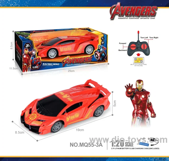 27MHz 1:20 4ch rc car included battery