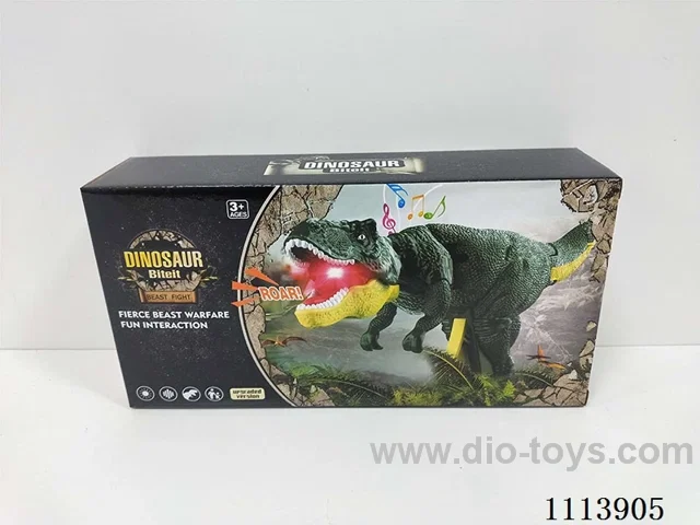 B/O dinosaur with light