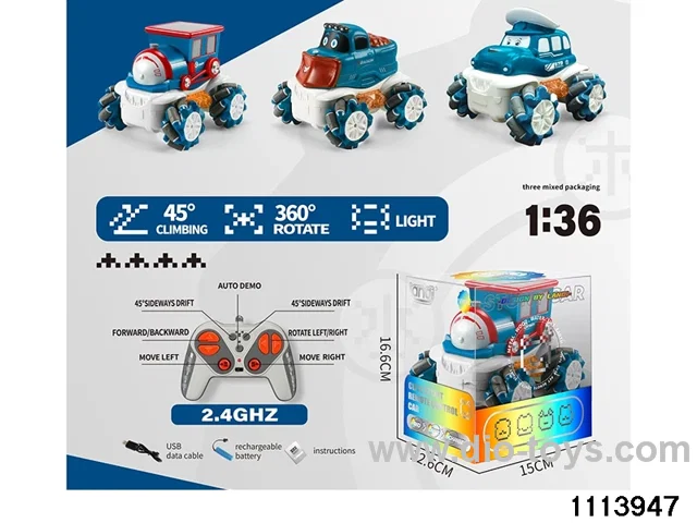 1：36 2.4G 9ch RC car with light