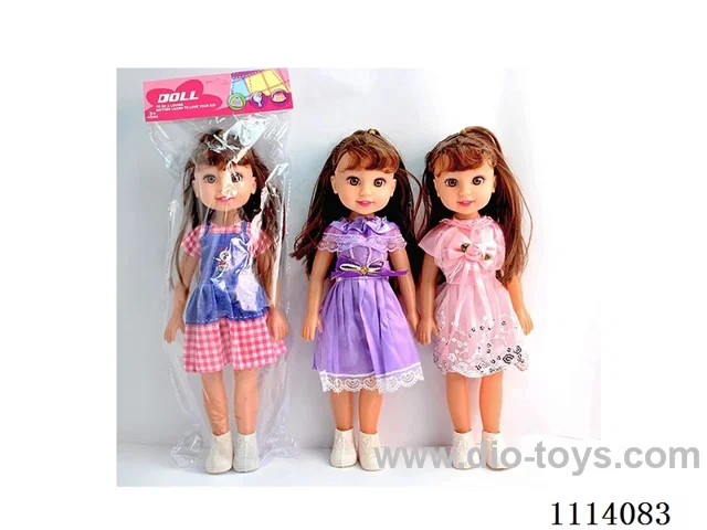 18 "40 cm 5 joints empty body 3D True Eye Music Fat Child Doll +IC (AG13*2) (3 mixed)