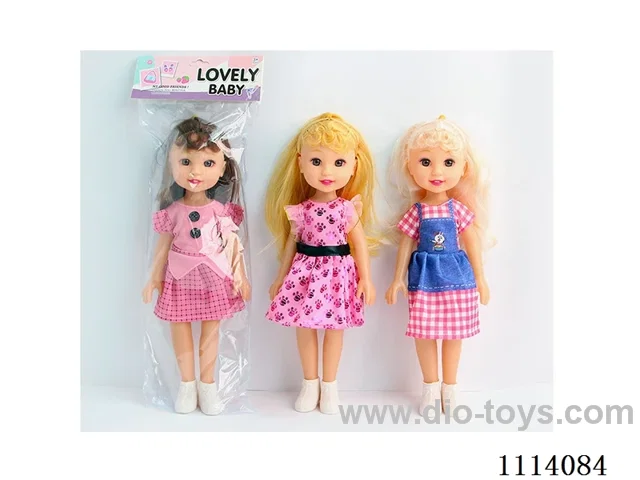 14 "31 cm 5 joints empty body 3D True Eye Music Fat Child Doll +IC (AG13*2) (3 mixed)