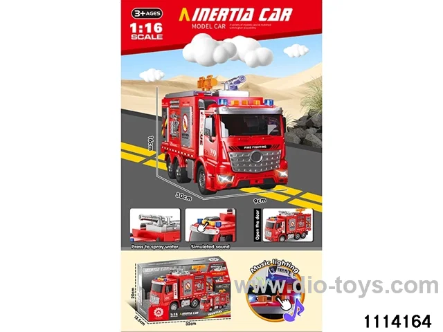 Crash sound and light fire cabinet truck