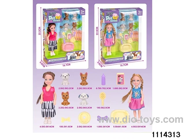 5 inch Barbie Set