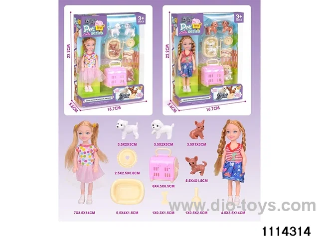 5 inch Barbie Set