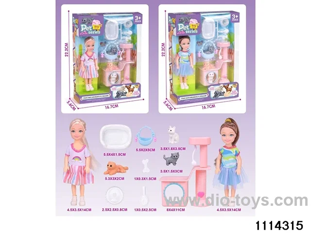 5 inch Barbie Set