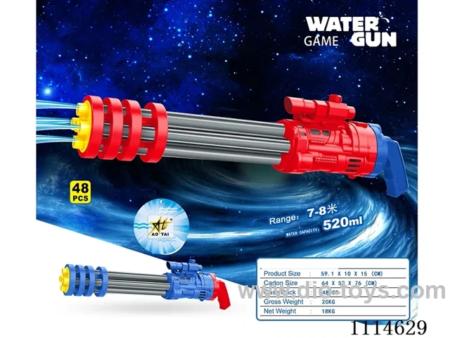 water gun Range 7-8 meters, capacity 520ML