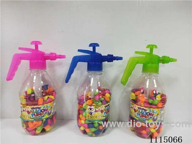 Large watering can + foam water balloon
